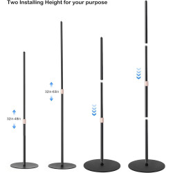 Support pour webcam 160 cm compatible avec les webcams OBSBOT Tiny 2/Tiny SE/Meet-2-4K/Meet SE/Meet