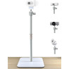Support magnétique pour Webcam Logitech Brio 100 300 500, C270, C310, StreamCam, MX Brio 4K, C920, C922, C930, C925, C615 Blanc