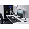 Support magnétique pour Webcam Logitech Brio 100 300 500, C270, C310, StreamCam, MX Brio 4K, C920, C922, C930, C925, C615 Blanc