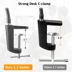 Support de caméra avec pince de bureau améliorée flexible col de cygne pour webcam Brio 4K C925e C922x C922 C930e C930 C920