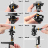 Support de caméra avec pince de bureau améliorée flexible col de cygne pour webcam Brio 4K C925e C922x C922 C930e C930 C920