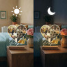 Lampe Photo Personnalisée Papa - Idée Cadeau Fête des Pères Personnalisé - Impression Haute Définition - Cadeaux Fete des Peres 