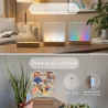 Lampe Photo Personnalisée Papa - Idée Cadeau Fête des Pères Personnalisé - Impression Haute Définition - Cadeaux Fete des Peres 