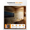 Sanyoung Spot LED Encastrable 12V Camping-car, 3W Alu Spot Extra Plat Dimmable 3000K Blanc Chaud 240LM, IP44 Spots Salle de Bain