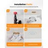 Sanyoung Spot LED Encastrable 12V, 3W Alu Spot LED 12V Dimmable 3000K Blanc Chaud 240LM, Trou 58-62mm, IP44 Spots de Plafond Ext