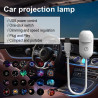 Veilleuse projecteur de galaxie 2 en 1, projecteur USB de ciel étoilé avec 3/12/24 films de projection, mini veilleuse LED lampe