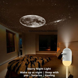 Projecteur de nuit 2 en 1 Galaxy, projecteur USB à ciel étoilé avec 3/12/24 films de projection, mini lampe murale LED de nuit, 