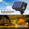 btfarm Lot de 3 Guirlande Solaire Exterieur, 15+2m 150LED Guirlande Lumineuse Exterieure Solaire Étanche 8 Modes, Guirlande Exté