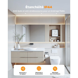 Sanyoung Lot de 20 Spot LED Dimmable, 5W Spot LED Encastrable Blanc Chaud Blanc Neutre Blanc Froid, Spots Salle de Bain IP44, Sp
