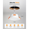 Sanyoung Spot LED Encastrable Extra Plat, Lot de 20 Spots de Plafond Blanc Chaud 3000K Blanc Neutre 4000K Blanc Froid 6000K, 4W 