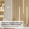 Ruban LED COB 6 x 2 m, Dimmable Contrôle Tactile pour Éclairage de Panneaux Acoustiques, Vitrines, Armoires, Cuisines, Caves à V
