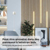 Ruban LED COB 6 x 1 m, Dimmable Contrôle Tactile pour Éclairage de Panneaux Acoustiques, Vitrines, Armoires, Cuisines, Caves à V