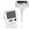 Lot de 2 Thermomètres de Piscine Lumineux RGB – Flottants Sans Fil avec 7 Couleurs LED, Écran LCD Précis, Étanche IP68, à Énergi