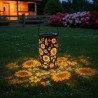Toerjii Lampe Solaire Exterieur,IP65 Étanche Eclairage Exterieur Solaire,Lampes Solaires de jardin Colorées en forme de tourneso