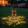 Toerjii Lampe Solaire Exterieur,IP65 Étanche Eclairage Exterieur Solaire,Lampes Solaires de jardin Colorées en forme de tourneso