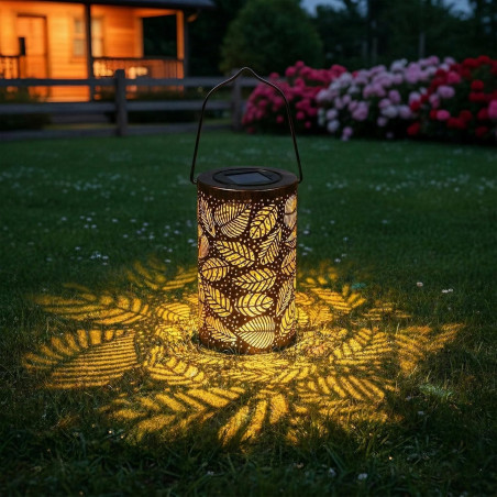 Toerjii Lampe Solaire Exterieur,IP65 Étanche Eclairage Exterieur Solaire,Lampes Solaires de jardin Colorées en forme de tourneso