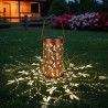 Toerjii Lampe Solaire Exterieur,IP65 Étanche Eclairage Exterieur Solaire,Lampes Solaires de jardin Colorées en forme de tourneso