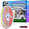 Gliztech Ruban LED 12v Lumière pour Auvent Camping car, lampes pour auvent extérieur de camping-car, IP67 COB Ruban LED Exterieu