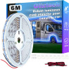 Gliztech Ruban LED 12v Lumière pour Auvent Camping car, lampes pour auvent extérieur de camping-car, IP67 COB Ruban LED Exterieu
