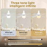 Ventilateur De Plafond Avec Lumiere,Plafonnier Ventilateur Et Telecommande,Led Ventilateur Dimmable Plafonnier Avec 30W E27 Lamp
