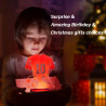 Veilleuse 3D Maillot de Football LED 7 Couleurs, Lampe de Chevet Enfant, Idée Cadeau Garçon 6-12 Ans, Décoration Chambre Garçon