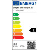 Plafonnier LED Noir 33W 54CM, Éclairage de Plafond Moderne à 3 Rectangles, Télécommande pour Réglage de 3 Couleurs et Luminosité