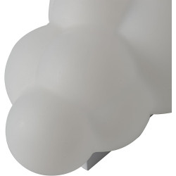 Alpinaluz Aplique Murale LED Enfant Nuage 3D 7W en Policarbonate Blanc avec Lumière Tricolore CCT 3000K/4000K/6000K, Design Mode