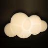 Alpinaluz Aplique Murale LED Enfant Nuage 3D 7W en Policarbonate Blanc avec Lumière Tricolore CCT 3000K/4000K/6000K, Design Mode