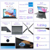 BMAX Ordinateur Portable 2 en 1 Intel N150 (surpasse N100/R3 3200U) Écran Tactile PC Portable 14" 16Go RAM 512Go SSD Clavier Rét