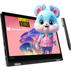 Lenovo ThinkPad L13 Yoga Gen 2 - Ordinateur portable professionnel 2 en 1 - Intel Core i5-1135G7 - Écran tactile 13,3" FHD - 8 G