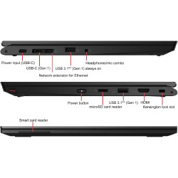 Lenovo ThinkPad L13 Yoga Gen 2 - Ordinateur portable professionnel 2 en 1 - Intel Core i5-1135G7 - Écran tactile 13,3" FHD - 8 G