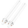 Solisara 2PCS Lampe Fluorescente Compacte G23 2 Broches 11W, Blanc Chaud 2700K Ampoule CFL Écoénergétique 900LM Tube en Forme de