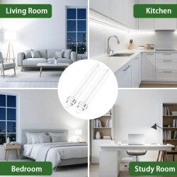 Solisara 2PCS Lampe Fluorescente Compacte G23 2 Broches 11W, Blanc Chaud 2700K Ampoule CFL Écoénergétique 900LM Tube en Forme de