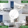 Solisara 2PCS Lampe Fluorescente Compacte G23 2 Broches 11W, Blanc Chaud 2700K Ampoule CFL Écoénergétique 900LM Tube en Forme de