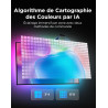 Govee Rétroéclairage TV LED 3 RGBWIC avec Double Caméra 4 MP, Ruban LED de 3,6m synchronisé avec l'écran pour TV 55-65", 60 LED/