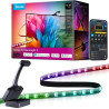 Govee Rétroéclairage TV LED 3 RGBWIC avec Double Caméra 4 MP, Ruban LED de 5m synchronisé avec l'écran pour TV 75-85", 60 LED/m,