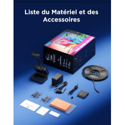 Govee Rétroéclairage TV LED 3 RGBWIC avec Double Caméra 4 MP, Ruban LED de 5m synchronisé avec l'écran pour TV 75-85", 60 LED/m,