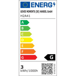 Govee Rétroéclairage TV LED 3 RGBWIC avec Double Caméra 4 MP, Ruban LED de 5m synchronisé avec l'écran pour TV 75-85", 60 LED/m,