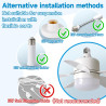 Eznaobo Ventilateur plafond avec lumiere, E27 30W Lampe Ventilateur Plafond avec télécommande et Minuterie, 3 vitesses 3 Couleur