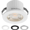 Braytron Mini spot LED encastrable 3 W Ø 44 mm - 210 lm blanc chaud 3000 K IP54 Mini spot encastrable 230 V sans transformateur 