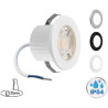 Braytron Mini spot LED encastrable 3 W Ø 44 mm - 210 lm blanc chaud 3000 K IP54 Mini spot encastrable 230 V sans transformateur 