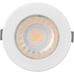 Braytron Mini spot LED encastrable 3 W Ø 44 mm - 210 lm blanc chaud 3000 K IP54 Mini spot encastrable 230 V sans transformateur 