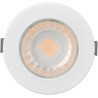 Braytron Mini spot LED encastrable 3 W Ø 44 mm - 210 lm blanc chaud 3000 K IP54 Mini spot encastrable 230 V sans transformateur 