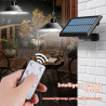 Lampes solaires pour extérieur et intérieur, lampe solaire avec télécommande, lampes suspendues LED solaires IP65, lampes solair