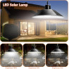 Lampes solaires pour extérieur et intérieur, lampe solaire avec télécommande, lampes suspendues LED solaires IP65, lampes solair