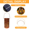 Lanterne Solaire Exterieur,2 Pièces Lanternes Solaires Tournesol en Plein Air,Lanternes Solaires de Jardin Colorées Tournesols,L