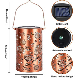 Lanterne Solaire Tournesol Extérieur,Lanterne Solaire Exterieur,Lanternes Solaires Exterieur,Lanterne Solaire Pour Jardin Pour J