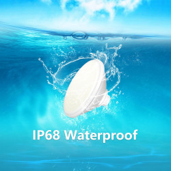 Projecteur Piscine LED PAR56, 30W Lampe Piscine PAR56 3000lm Non Dimmable, IP68 Étanche Remplie Résine Ampoule Spot pour Piscine