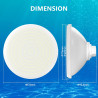 Projecteur Piscine LED PAR56, 30W Lampe Piscine PAR56 3000lm Non Dimmable, IP68 Étanche Remplie Résine Ampoule Spot pour Piscine