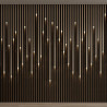 Profil LED en Silicone Flexible,Profilé LED 5m,Profilé LED en Silicone Etanche,Encastré LED pour Panneau Acoustique,Rail LEDs po